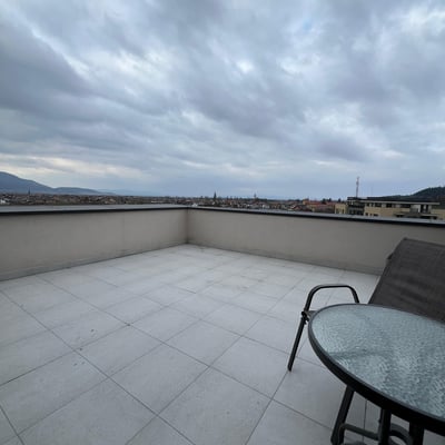 Cozy apartment with panoramic mountain view and terrace for rent, Râșnov, Brașov, Romania