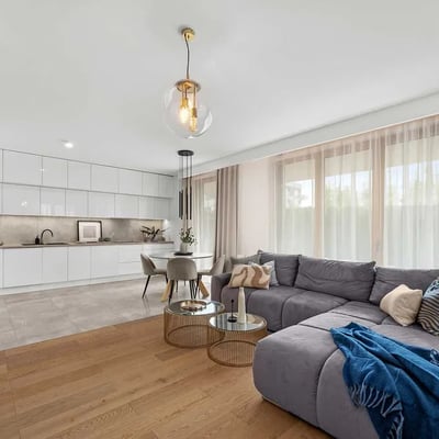 Rent of a modern apartment with a garden, 73 m², Bronowice district, Krakow, Poland