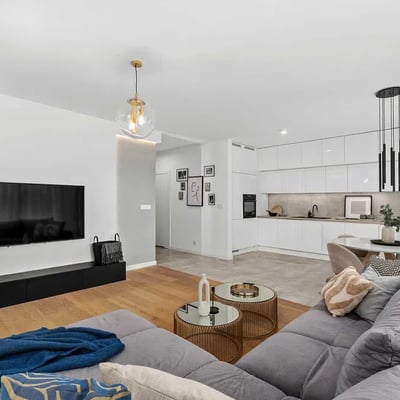 Rent of a modern apartment with a garden, 73 m², Bronowice district, Krakow, Poland