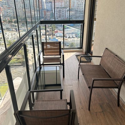 Location d’un appartement design de 75 m² à Seba Suites, Kağıthane, Istanbul, Turquie