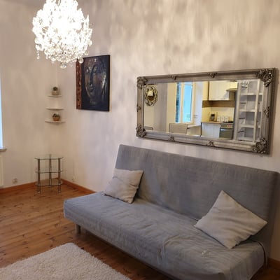 Cozy furnished 31 m² studio apartment for rent in Warsaw, Poland