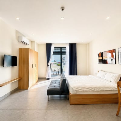 Rent a modern penthouse studio, Ngu Hanh Son, Da Nang, Vietnam