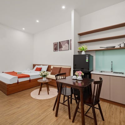 Location d'un studio lumineux et confortable près de la plage, Da Nang, Vietnam