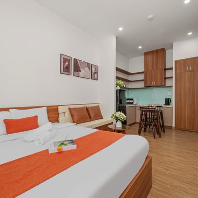 Location d'un studio lumineux et confortable près de la plage, Da Nang, Vietnam
