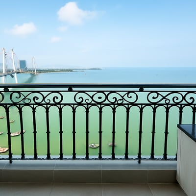 Location d'un studio chaleureux et meublé avec vue sur la baie, Da Nang, Vietnam