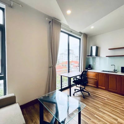Cozy and furnished studio for rent with a balcony, Da Nang, Vietnam