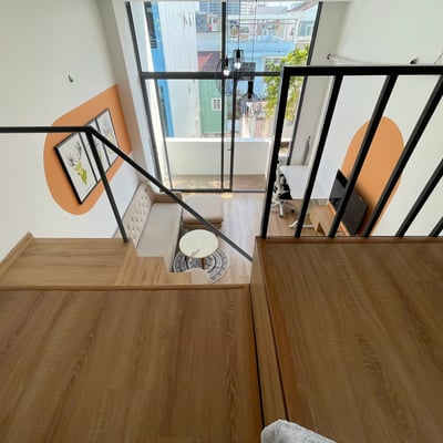 Rent a unique, furnished duplex apartment, Son Tra, Da Nang, Vietnam