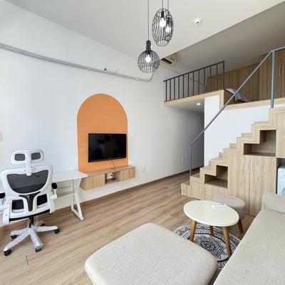 Rent a unique, furnished duplex apartment, Son Tra, Da Nang, Vietnam