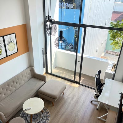 Rent a unique, furnished duplex apartment, Son Tra, Da Nang, Vietnam