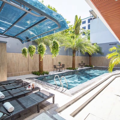 Rent a luxury, furnished apartment with pool, Ngu Hanh Son, Da Nang, Vietnam
