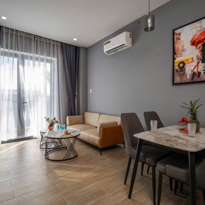 Rent a luxury, furnished apartment with pool, Ngu Hanh Son, Da Nang, Vietnam