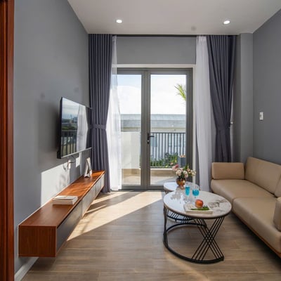 Rent a luxury, furnished apartment with pool, Ngu Hanh Son, Da Nang, Vietnam