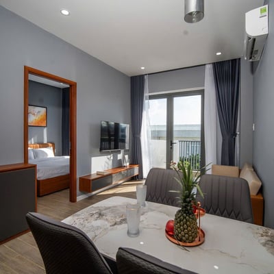 Rent a luxury, furnished apartment with pool, Ngu Hanh Son, Da Nang, Vietnam