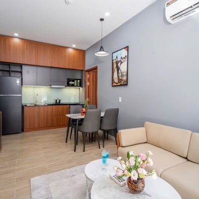 Rent a luxury, furnished apartment near the beach, Ngu Hanh Son, Da Nang, Vietnam