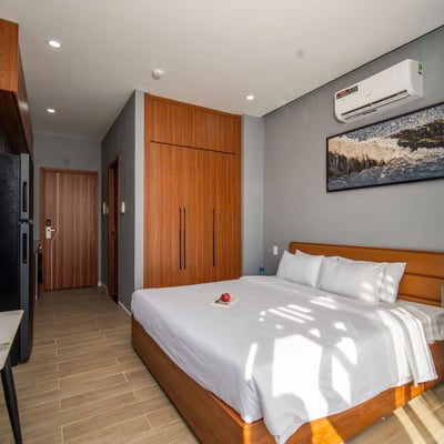 Alquiler de estudio elegante y amueblado cerca de la playa, Ngu Hanh Son, Da Nang, Vietnam