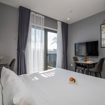 Alquiler de estudio elegante y amueblado cerca de la playa, Ngu Hanh Son, Da Nang, Vietnam