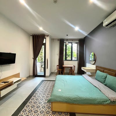 Rent a bright, furnished studio, Son Tra, Da Nang, Vietnam