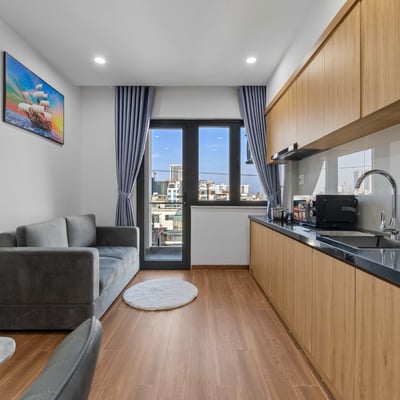 Rent a bright, comfortable apartment near the beach, Son Tra, Da Nang, Vietnam