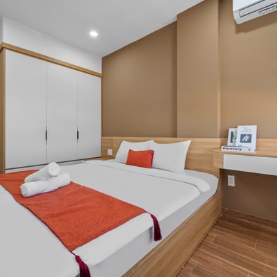 Rent a bright, comfortable apartment near the beach, Son Tra, Da Nang, Vietnam