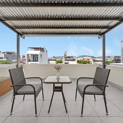 Spacious Penthouse Studio for Rent Near the River and Sea, Da Nang, Vietnam