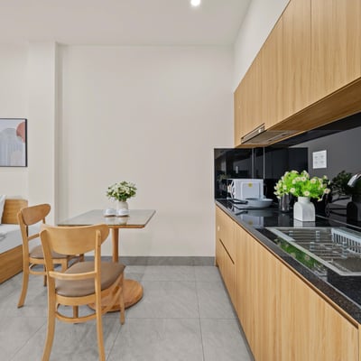 Spacious Penthouse Studio for Rent Near the River and Sea, Da Nang, Vietnam