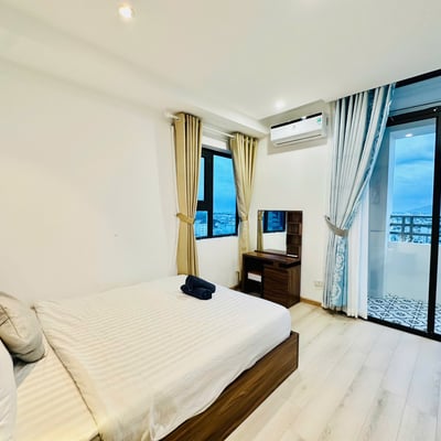 Appartement spacieux d'une chambre à louer avec vue sur la ville, Da Nang