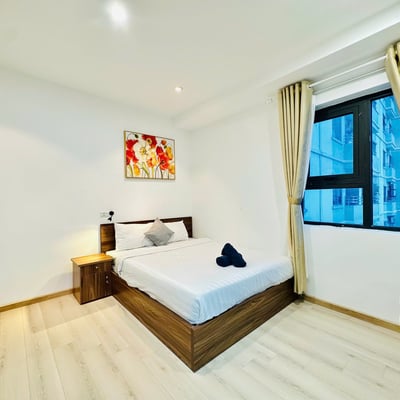 Appartement spacieux d'une chambre à louer avec vue sur la ville, Da Nang