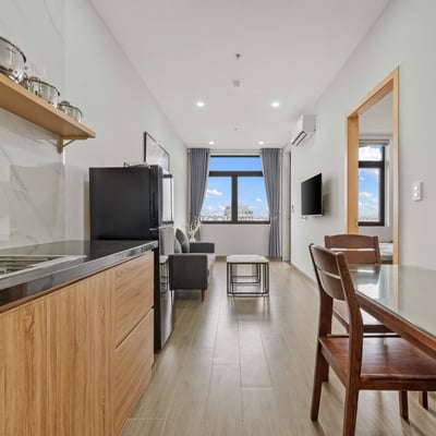 Bright Apartment for Rent Near the Beach, Son Tra, Da Nang, Vietnam