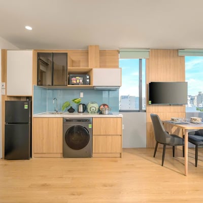 Modern Penthouse Studio for Rent Near the Beach, Son Tra, Da Nang, Vietnam