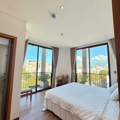 New Bright Apartment for Rent by the River, Da Nang, Vietnam