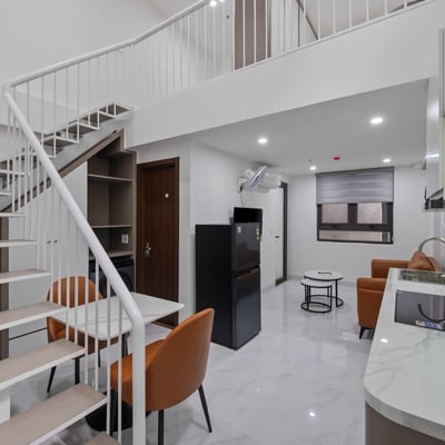 Stylish and furnished duplex apartment for rent, Da Nang, Vietnam