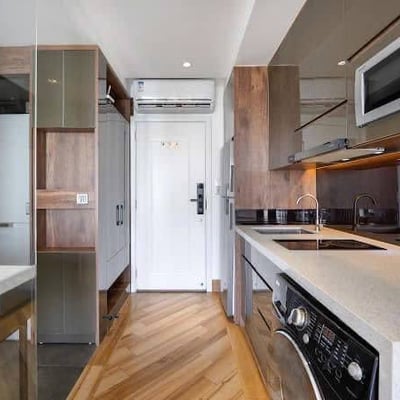 Bright, furnished studio apartment for rent near the beach, Da Nang, Vietnam