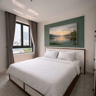 Location d'appartement moderne et meublé près de la plage, Da Nang, Viêt Nam