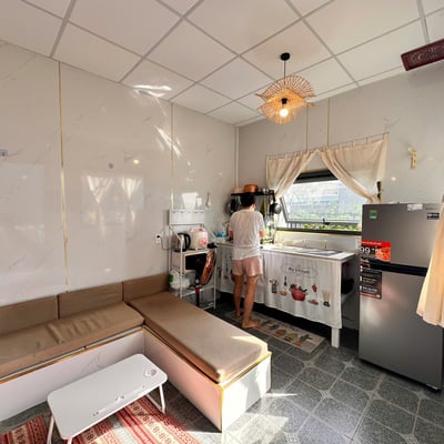 Bright, cozy penthouse for rent with garden balcony, Da Nang, Vietnam