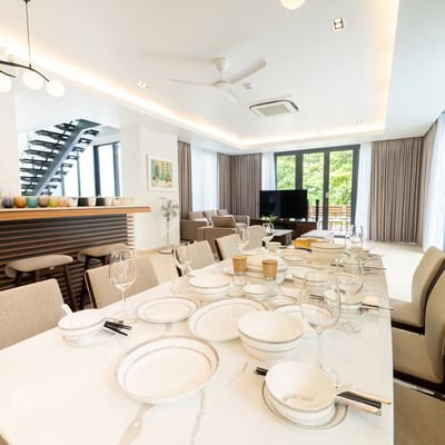 Location d'une villa luxueuse et meublée de 433 m² dans le quartier de Ngu Hanh Son, Da Nang
