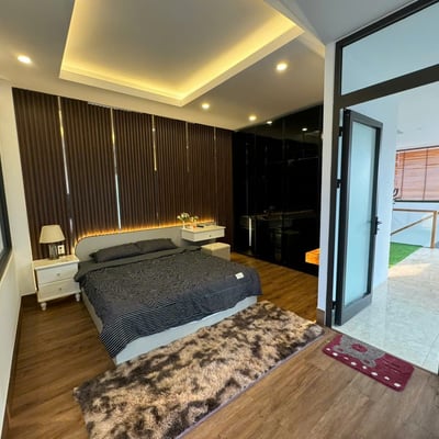 Location d'une maison moderne avec piscine proche de la mer, Da Nang, Vietnam