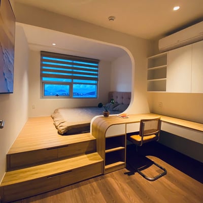 Alquiler de apartamento de lujo y amueblado con vistas a la playa, Blooming Tower, Hai Chau, Da Nang, Vietnam
