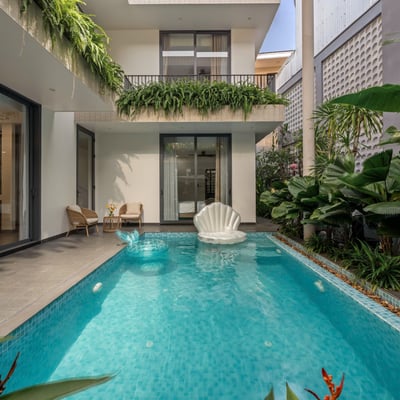 Rent a luxury, fully furnished villa with pool, Hai Chau, Da Nang, Vietnam