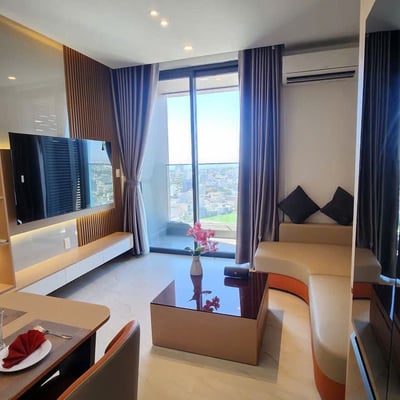 Modern Apartment 50m² for Rent Near the River, Da Nang, Vietnam