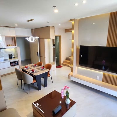 Modern Apartment 50m² for Rent Near the River, Da Nang, Vietnam