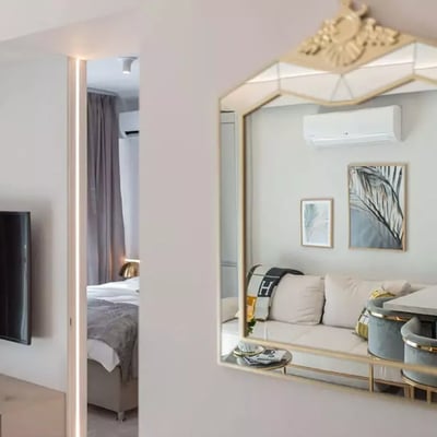 Miete einer gemütlichen 2-Zimmer-Wohnung, Cortina North, Bukarest, Rumänien