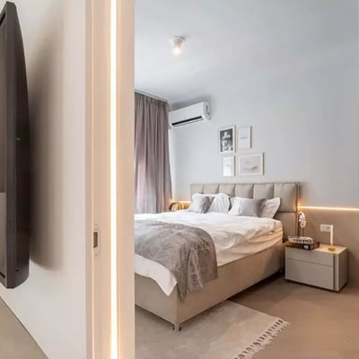 Miete einer gemütlichen 2-Zimmer-Wohnung, Cortina North, Bukarest, Rumänien