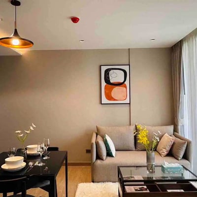 Location d'appartement moderne et élégant de 1 chambre dans le centre de Bangkok, Thaïlande