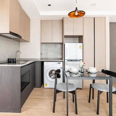 Location d'appartement moderne et élégant de 1 chambre dans le centre de Bangkok, Thaïlande