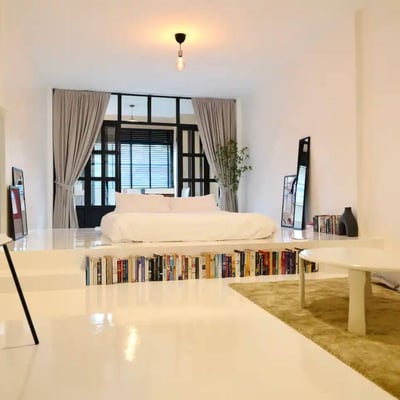 Location de grand studio meublé dans le district de Ratchathewi, Bangkok, Thaïlande