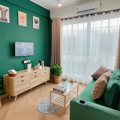 Location d'appartement moderne de 2 chambres dans le district de Phra Nakhon, Bangkok, Thaïlande