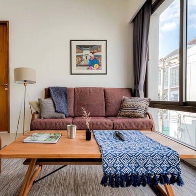 Location d'appartement lumineux de 2 chambres dans le district de Pathum Wan, Bangkok, Thaïlande