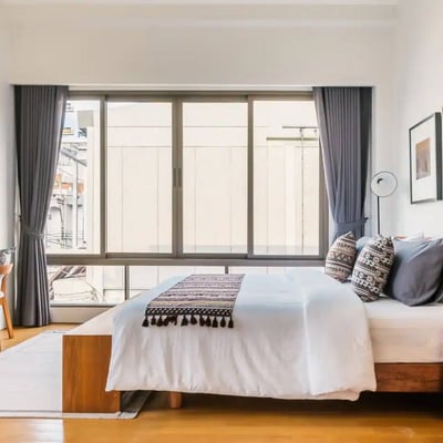 Location d'appartement lumineux de 2 chambres dans le district de Pathum Wan, Bangkok, Thaïlande