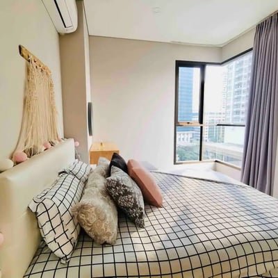 Location d'appartement spacieux de 2 chambres dans le district de Din Daeng, Bangkok, Thaïlande