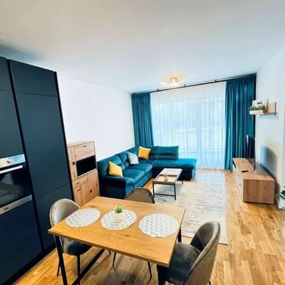 Долгосрочная аренда 2-комнатной квартиры-студии, 56 м², в Luxuria Residence, Бухарест, Румыния